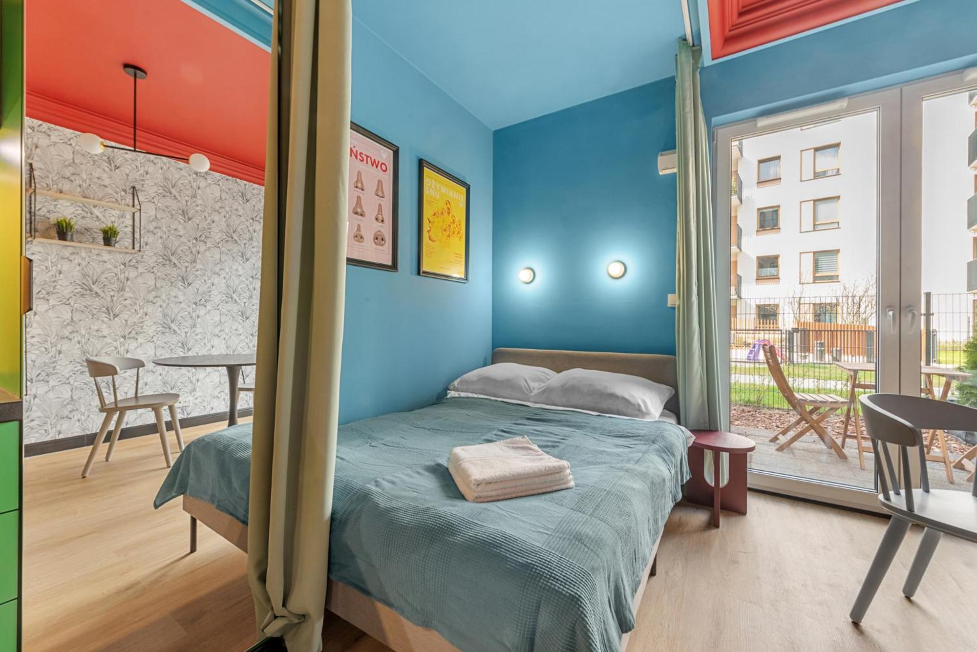 Colorful Apt Close To The Center Great Location Lejlighed Warszawa Eksteriør billede
