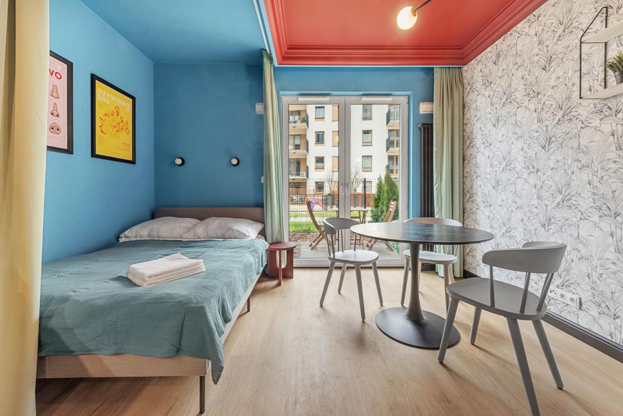 Colorful Apt Close To The Center Great Location Lejlighed Warszawa Eksteriør billede